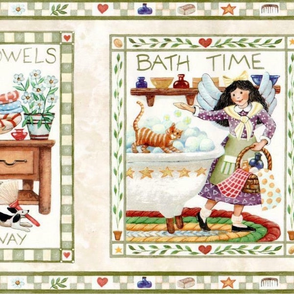 Country Primitive Wallpaper Borders Etsy