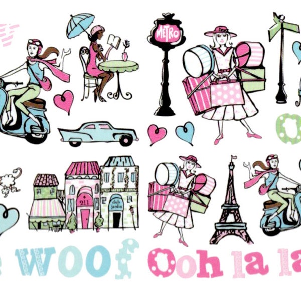 Paris Wall Decals Etsy