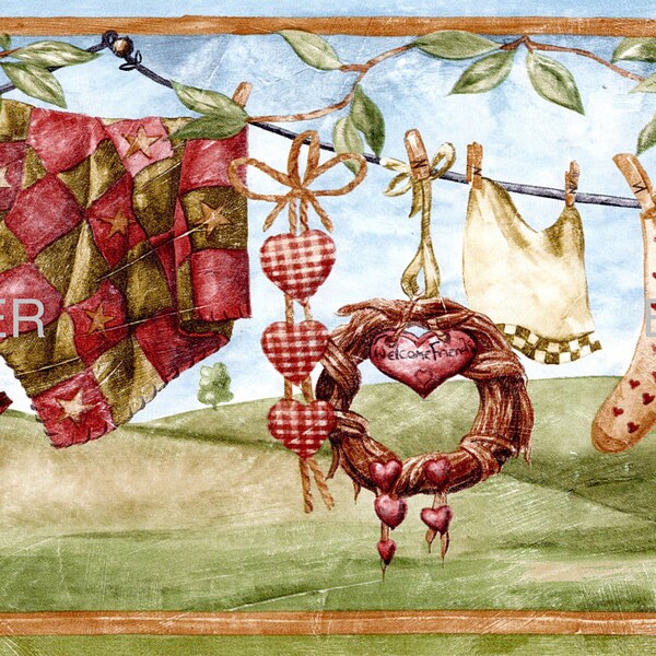 Prepasted Wallpaper Borders Etsy