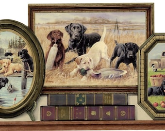 Laundry Wallpaper Border Windy Clothesline Puppy Labrador Country Laundry Wallpaper Border Sunflower Garden Laundry Puppy Wallpaper Border