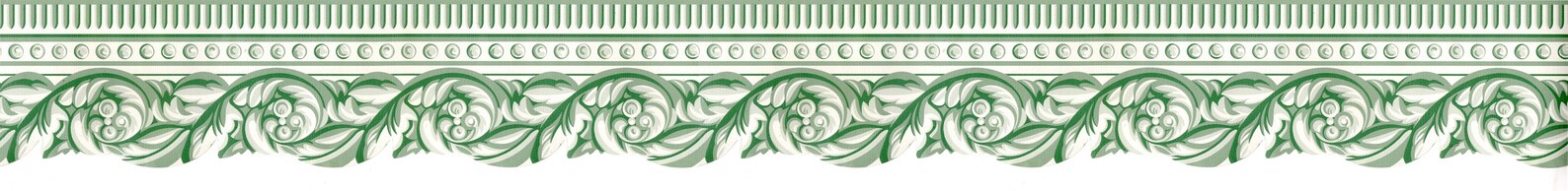 Sage Green Scroll Acanthus Leaf Wallpaper Border Victorian | Etsy