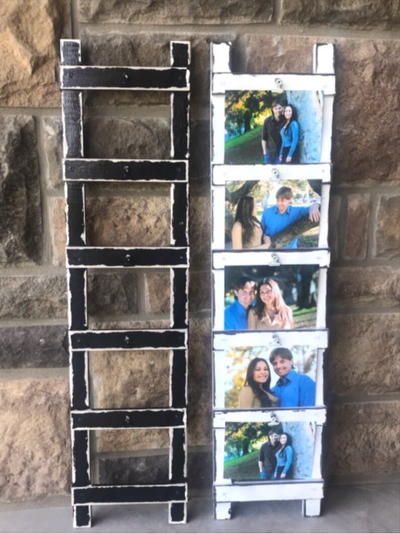 Ladder Picture Frame5x7 Photo Frame LadderRustic Photo Etsy
