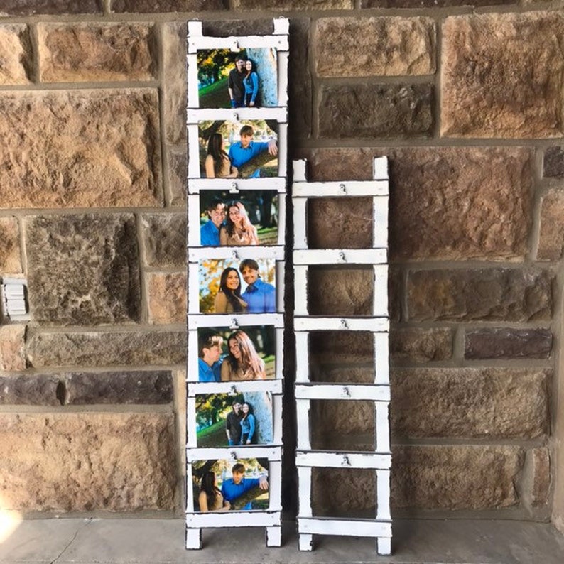 Ladder Picture Frame5x7 Photo Frame LadderRustic Photo Etsy