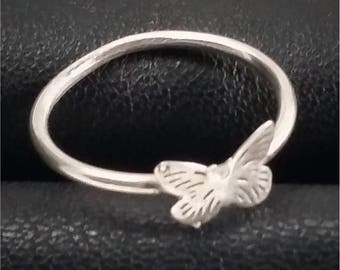 Sterling silver ring, silver ring, sterling silver ring, butterfly ring, silver, butterfly, handmade ring, ring