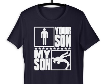 Wrestling Parent T-Shirt | Wrestle Mom Shirt, Wrestling Dad Shirt, Father or Mother of Wrestler, Your Son vs My Son, Wrestling Shirt for Dad