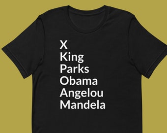 Black Leaders T-Shirt: BLM, Civil Rights, Activist Tee