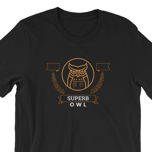 Funny Super Bowl Shirt | Non Sports Fans Superb Owl T-Shirt | Funny SuperBowl Party Tee | Owl Shirt for Women and Men that Don't Like Sports