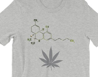 THC Molecule Shirt, THC Shirt, Science Shirt, Weed, Marijuana, Cannabis, Molecular Structure Shirt, Science Nerd, Marijuana Art, Medicinal