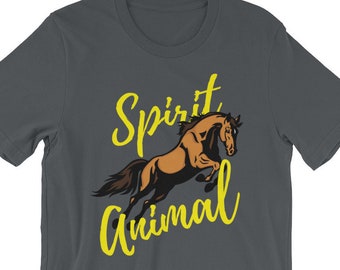 Horse Lover Gift | Spirit Animal Shirt | Gift for Horseback Riders | Horse Lover Shirt | Horse Trainer Gift | Horse T-Shirt for Riders