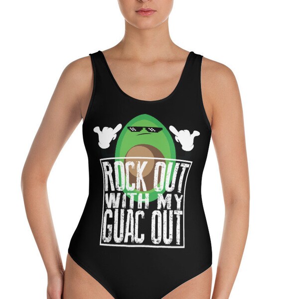 Funny One Piece Swimsuit Etsy