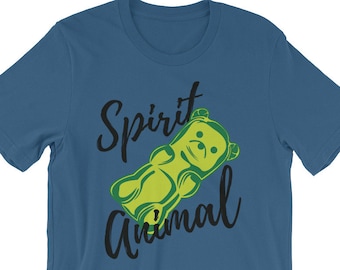 Gummy Bear Shirt | Funny Spirit Animal Tee Shirt | Cute Spirit Animal Shirt | Candy Lover Gift | My Spirit Animal is a Gummi Bear Shirt