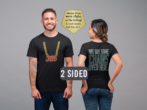 Miami Turnover chain Next level unisex t-shirt crew neck