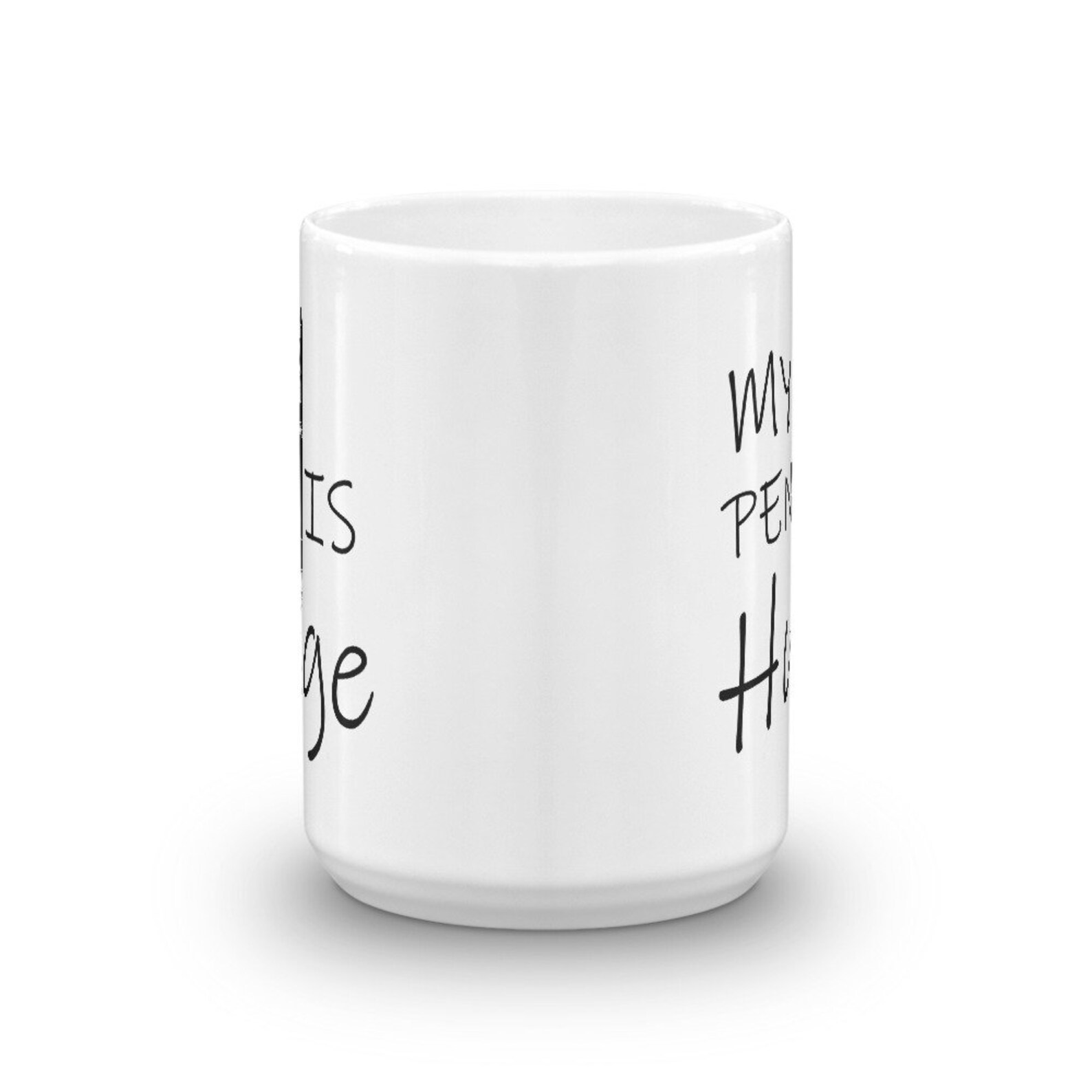 Funny Gift for Writers Dad Joke Coffee Mug Naughty Pun Gift for White