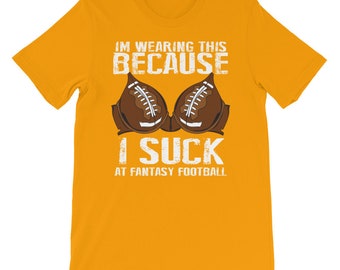 Fantasy Football Loser Shirt | I Suck at Fantasy Football Sacko