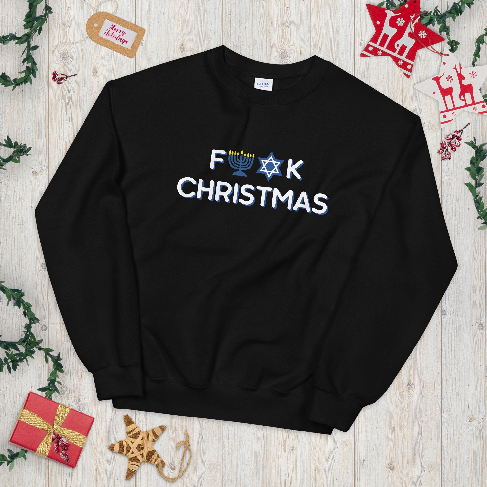 Jewish Ugly Hanukkah Sweater Ugly 