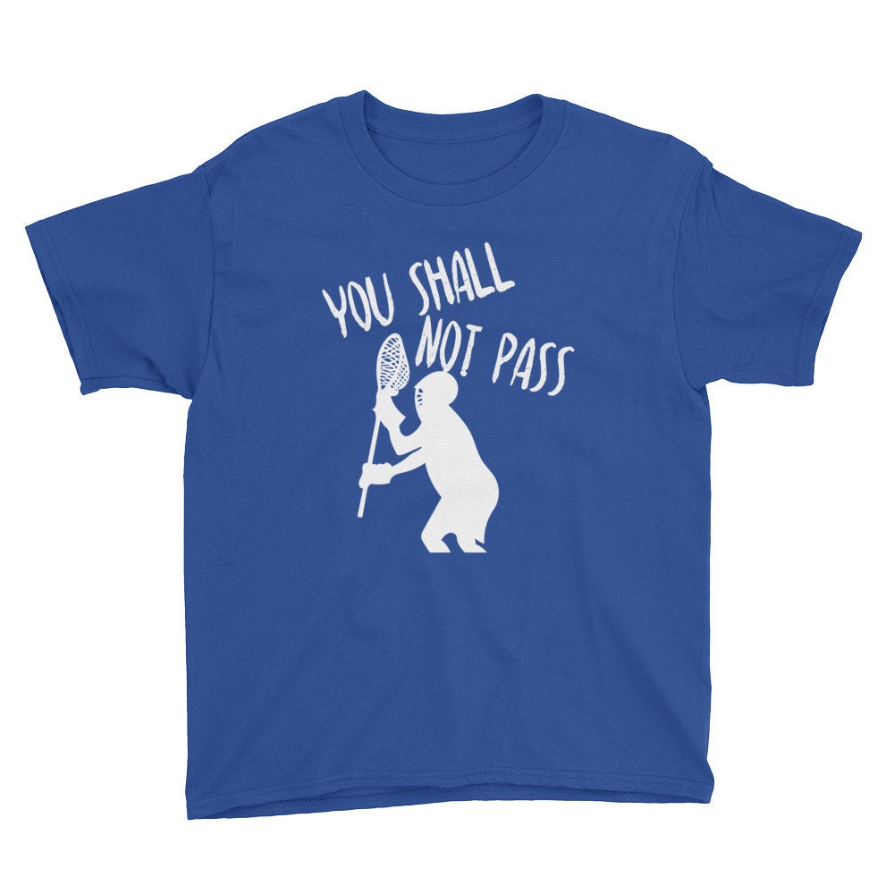 Youth Lacrosse Goalie Shirt LAX Goaltender Shirt You Shall Etsy