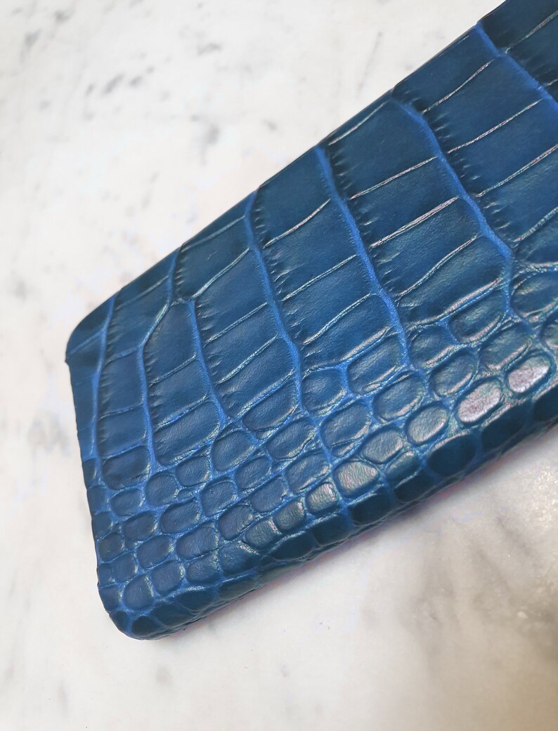 Handmade Gift Crocodile Embossed Free Personalized Monogram! 360\u00ba Full Wrap Case Italian Leather iPhone 11 Pro Pro Max