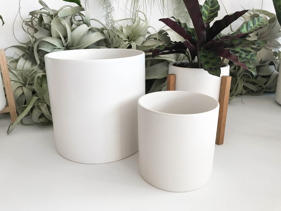 Pot Ceramic Planter Flower Pot Small & Medium Etsy