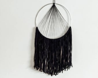 Tapiz de macramé para pared