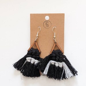 Macrame Earrings | Earrings| Macrame | Bohemian Fiber Art