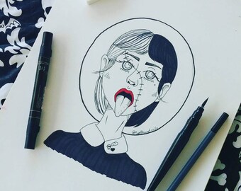 Inktober Original Piece