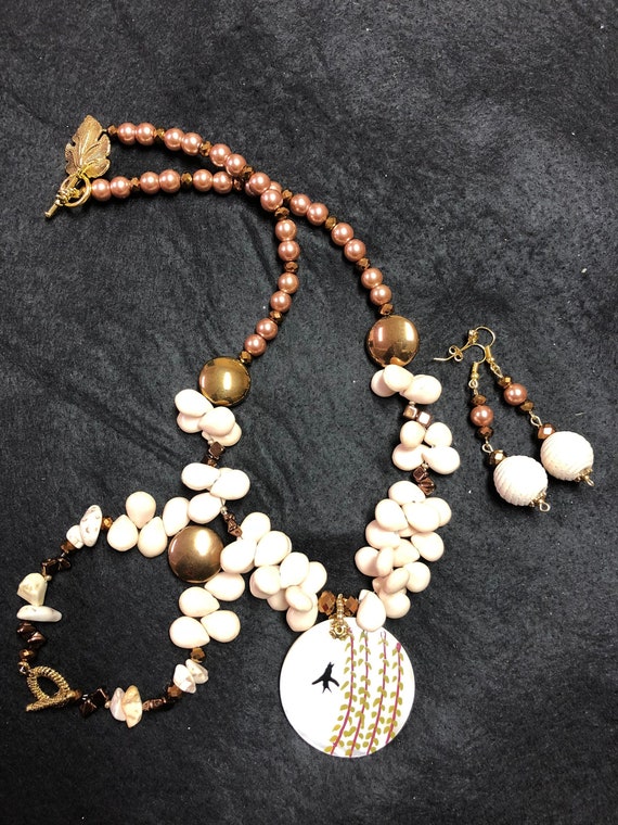Rice Pearl Haram Antique Multi Strand Pearl Necklace Indian Five