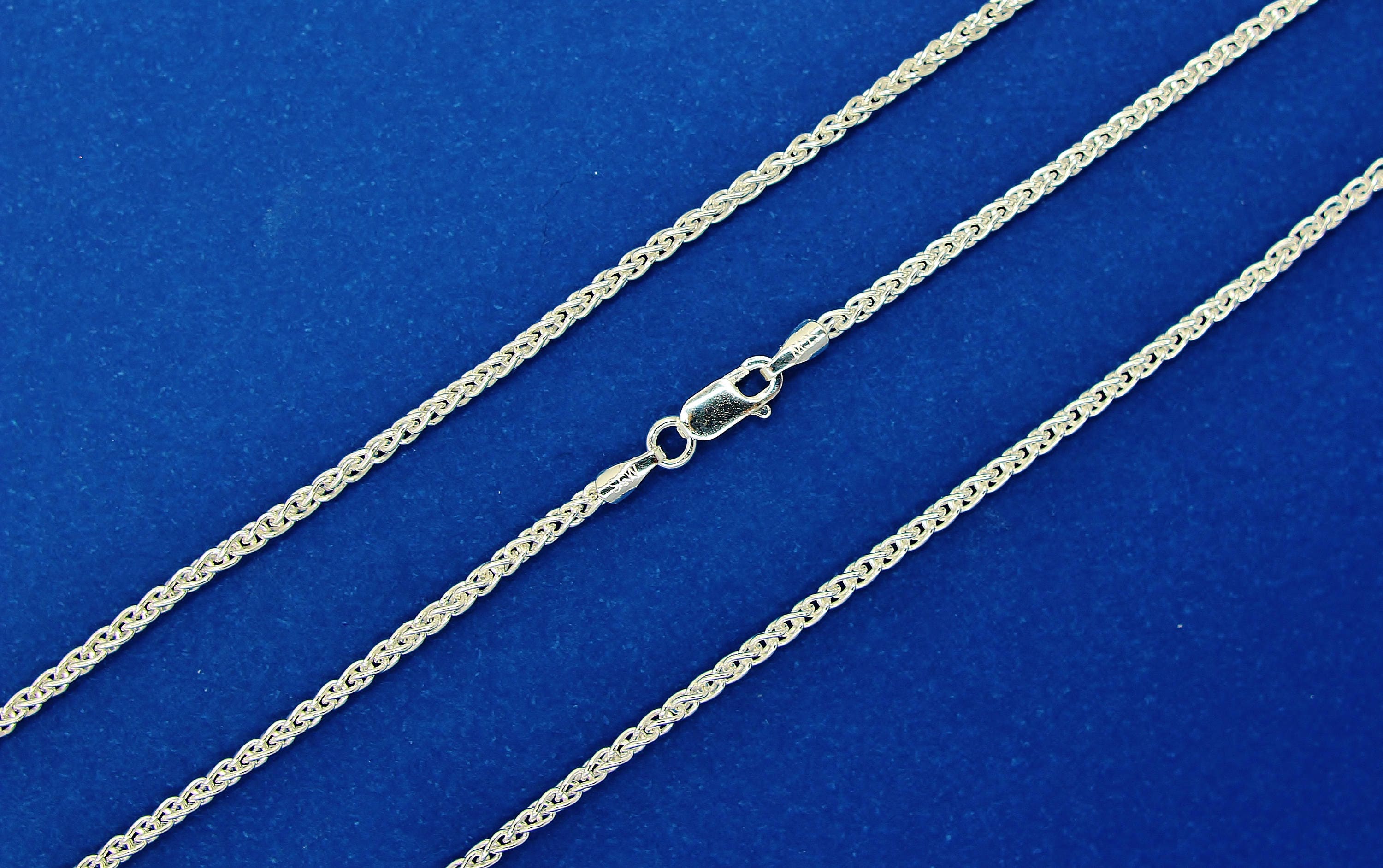 925 Sterling Silver Necklace Chain 6 PC Assorted Lengths 16 Etsy