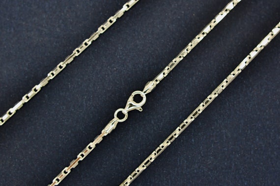 【20/80】STERLING SILVER CHAIN RING 8mm Silver Thick Chain Rings - Sterling Silver [r1013-5mm] - Etsy