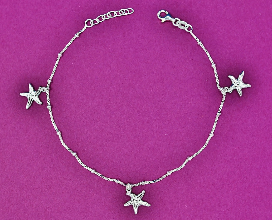 925 Sterling Silver Anklet, 925 Anklet Silver ,adjustable Anklet Gift