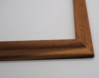 Vintage Handcrafted Natural Wood Frame - Walnut