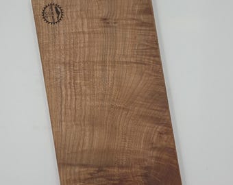Figured Maple Charcuterie Board, 15 x 8, Curly Maple Serving Board, Handmade