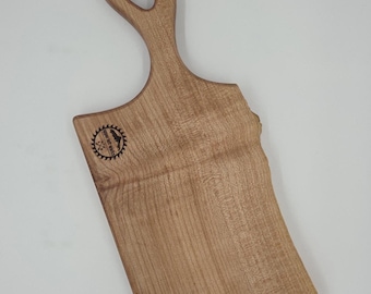 Maple Charcuterie Board, 16 x 7, Handmade from Salvaged Wood, Serving Board