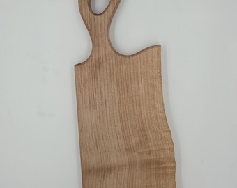 Maple Charcuterie Board, 16 x 6.5, Handmade from Salvaged Wood, Serving Board