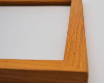 Vintage Red Oak Wood Picture Frame 12 x 15 | Solid Wood | Natural Finish