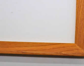 Vintage Red Oak Wood Picture Frame 14 x 17 | Solid Wood | Natural Finish