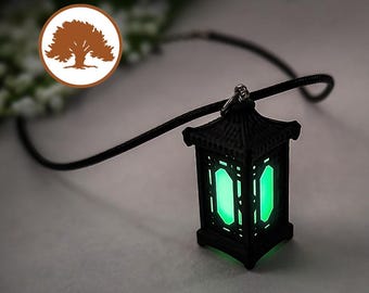 Collar de linterna luminosa / Impreso en 3D / Brilla en la oscuridad