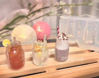 Silicone Mold 3D Mason Jar Glass Mold High Quality Silicone, for UV Resin, Epoxy, Made in Japan