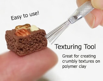 Craft Tool - Polymer Clay Texturing Tool (7 Needle Stick)