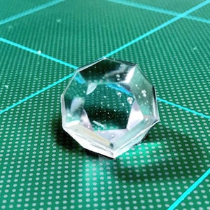 Silicone Mold, 3D Dodecahedron Gemstone Mold (12 flat sides), 3D Jewel Mold, Polyhedron Mold, Two Part 3D Mold, for UV Resin, Made in Japan