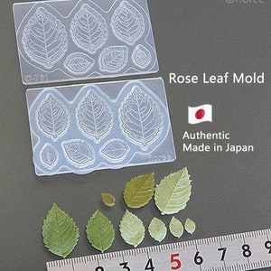 Silicone Mold, Rose Leaf Mold, Miniature Leaves, UV Resin and Two-part  Resin, Original Floree Mold Made in Japan 