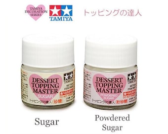 SET Tamiya Decoration Series Dessert Topping Master Sugar / Powdered Sugar Fake Food, Fake Sweets, Miniature Food, Dollhouse, Food Modelling