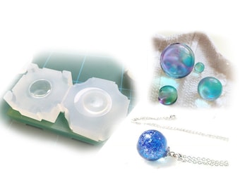 Silicone 3D Round Ball Mold for Resin, Epoxy, Clay