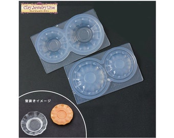 Miniature Plate Silicone Mold – Frill Design, Dollhouse Teacup Size