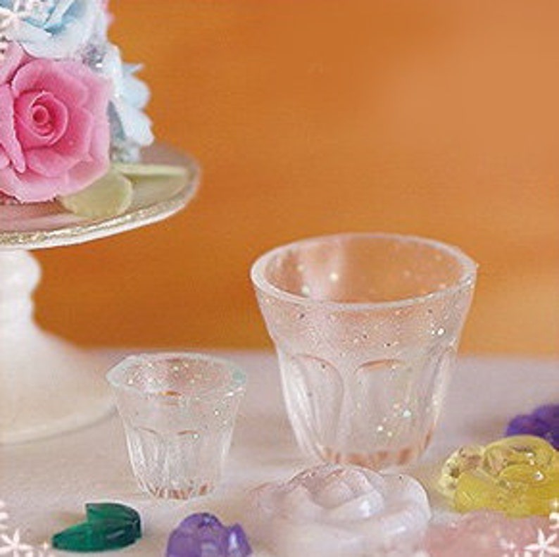 Silicone Mold Miniature Cup Mold Cafe Drinking Glass Mold Etsy