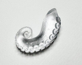 Silicone Mold, 3D Octopus Tentacle Mold, Marine Creatures Themed, for Resin Crafts and Polymer Clay
