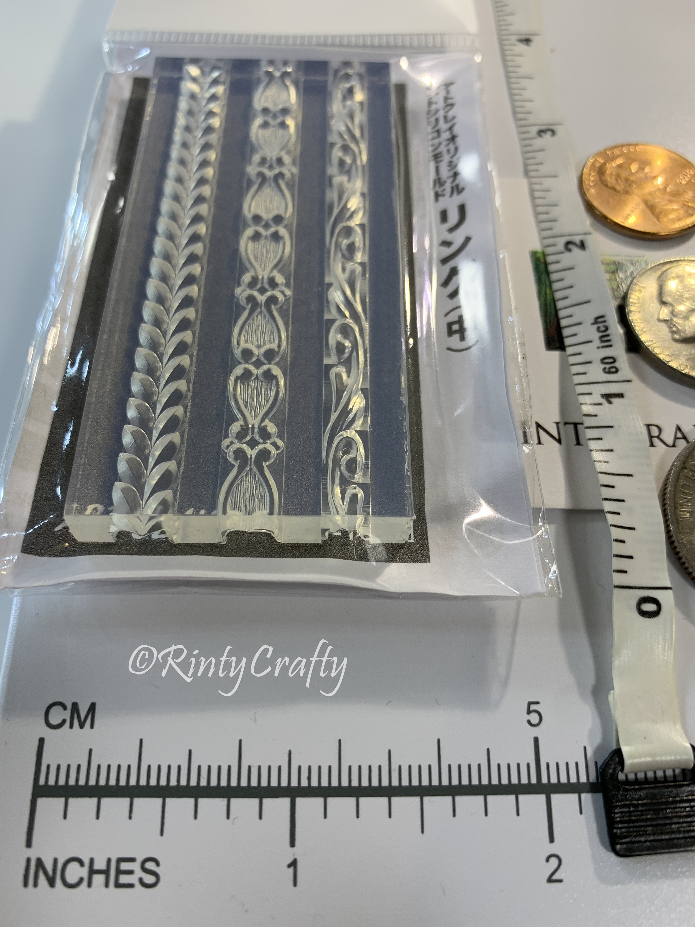 Silicone Mold Silver Ring Mold for Silver Clay Wave Pattern Etsy