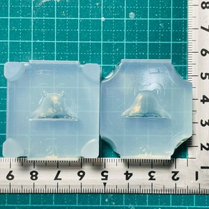 Molde de silicone 3D Mendako para artesanato em resina e argila de polímero