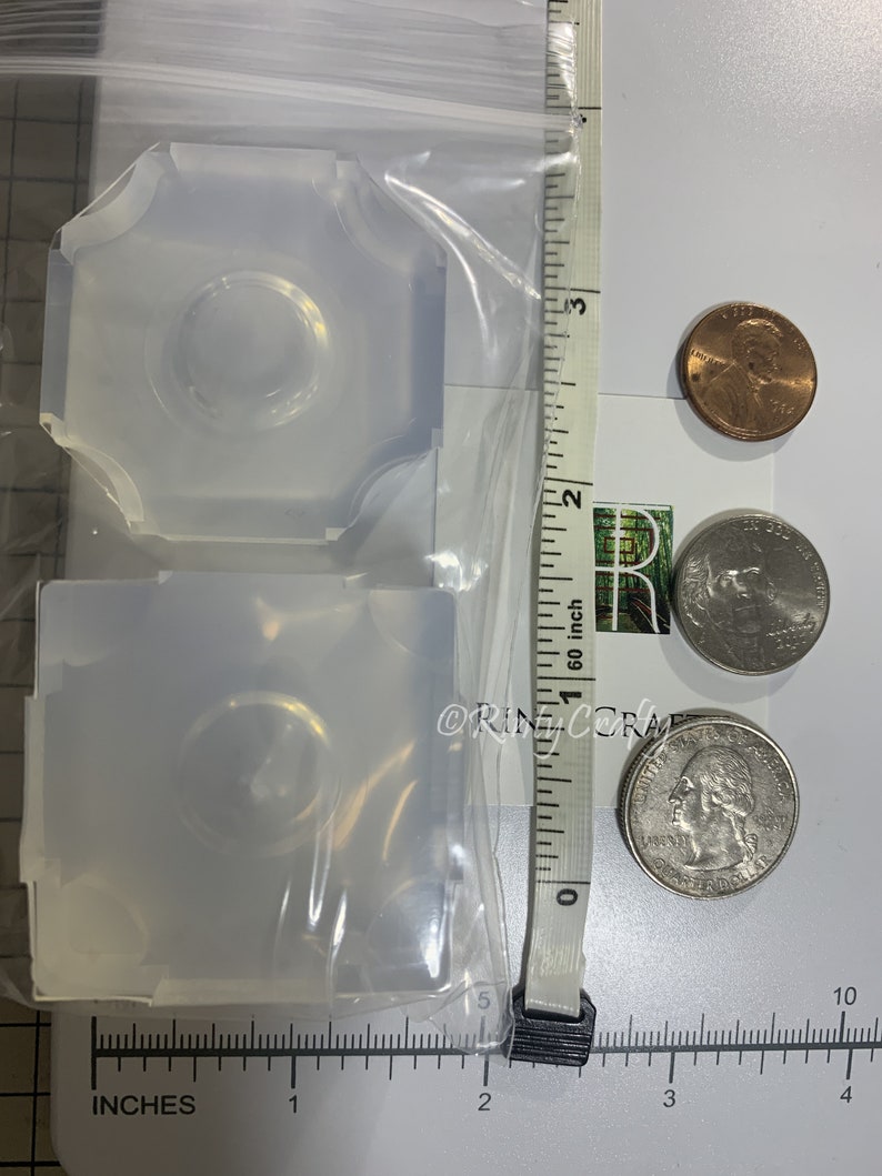 Silicone Mold Water Slime Mold, Tear Drop Water Drop Slime Dragon Quest Silicone Two Part 3D Mold, for use with UV Resin - From Japan image 6
