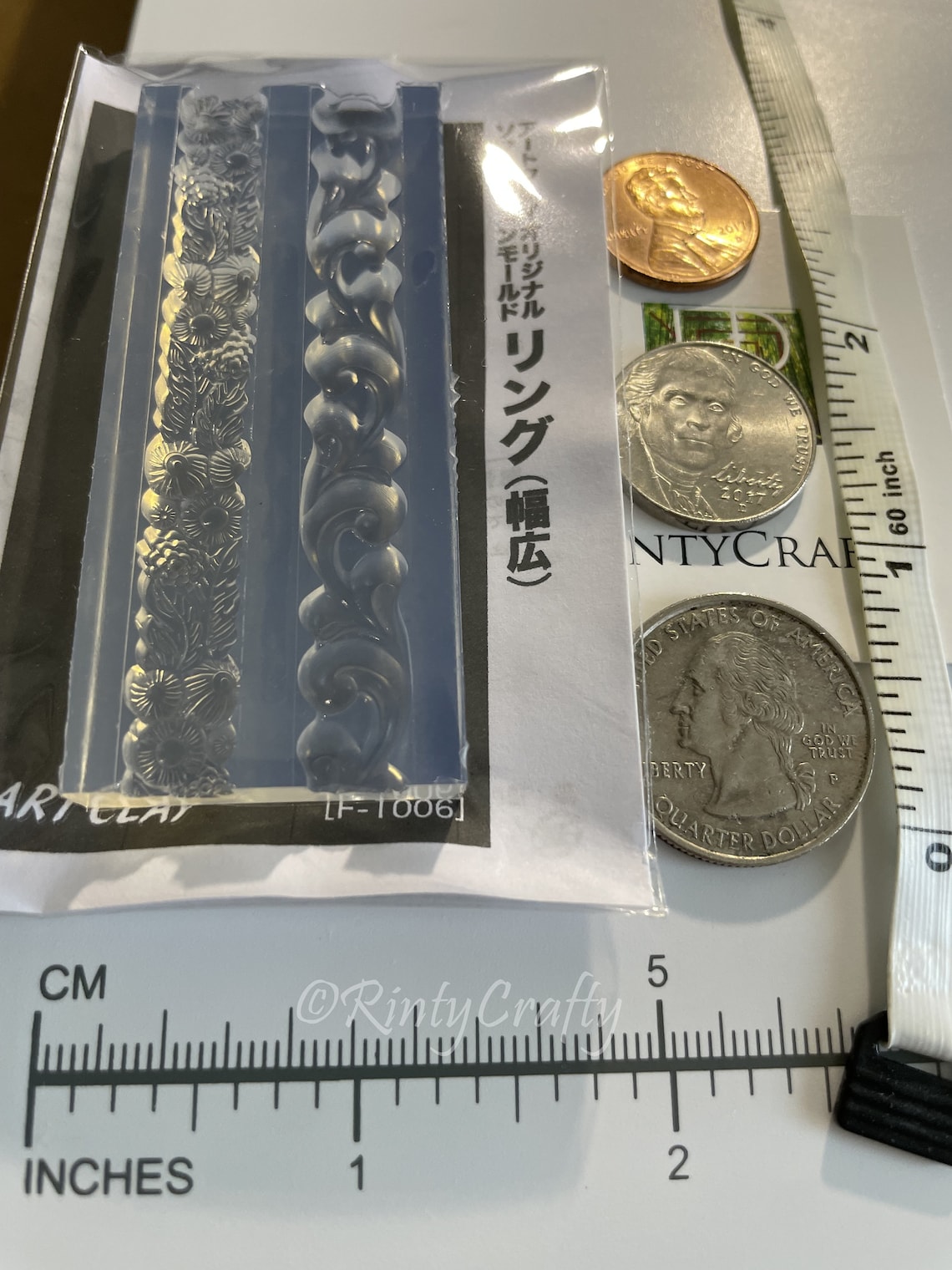 Silicone Mold Silver Ring Mold for Silver Clay Wave Pattern Etsy