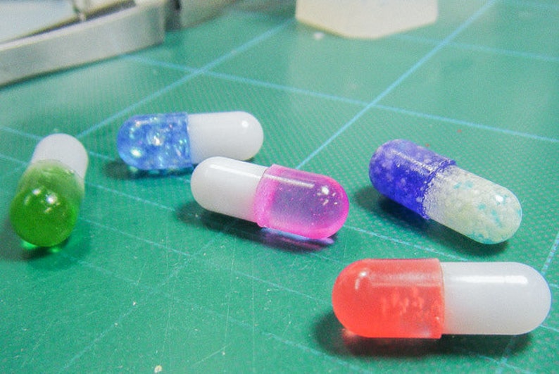 Silicone Mold Capsule Pill Mold Medicine Capsules for Etsy